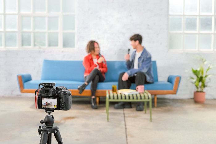 RODE Interview Pro product in use