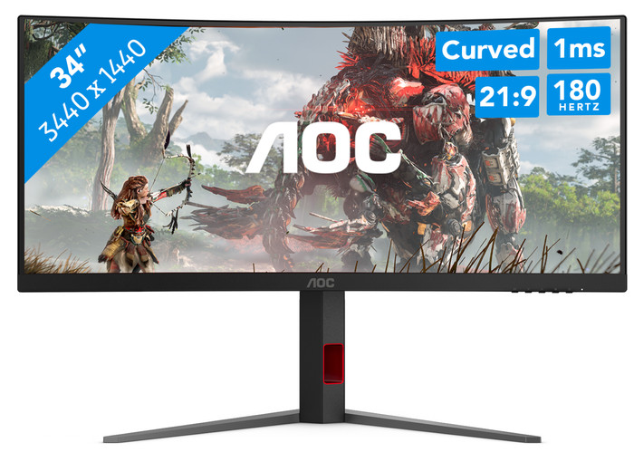 AOC AGON CU34G4CAP Curved Main Image