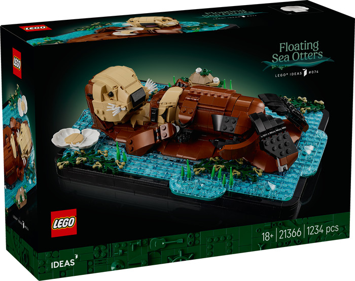 LEGO Ideas Treibende Otter 21366 verpackung