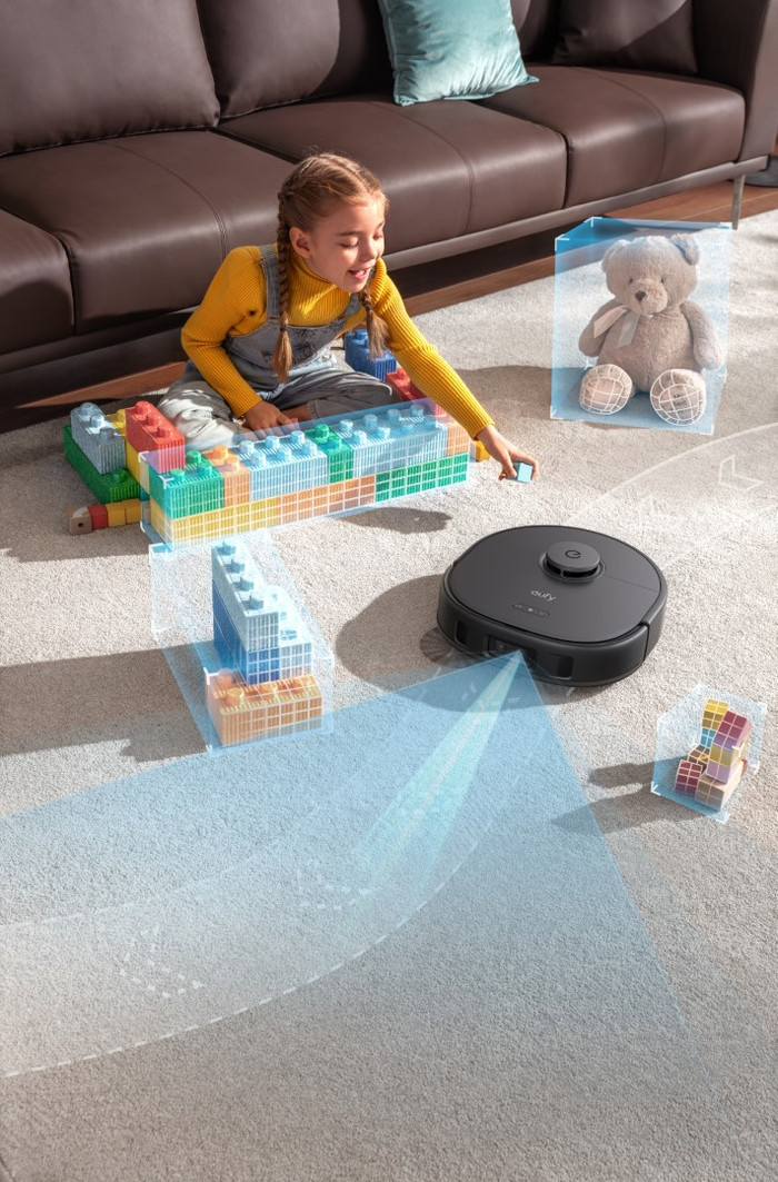 eufy X10 Pro Omni + 12 vacuum cleaner bags product in use