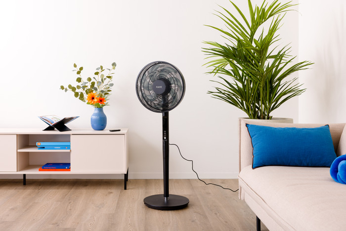 Fuave Quiet Air SF120DCPB Schwarz produkt in gebrauch