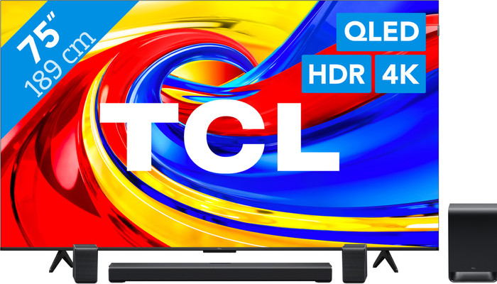 TCL QLED 75 Zoll P79L (2026) + TCL S65K Main Image