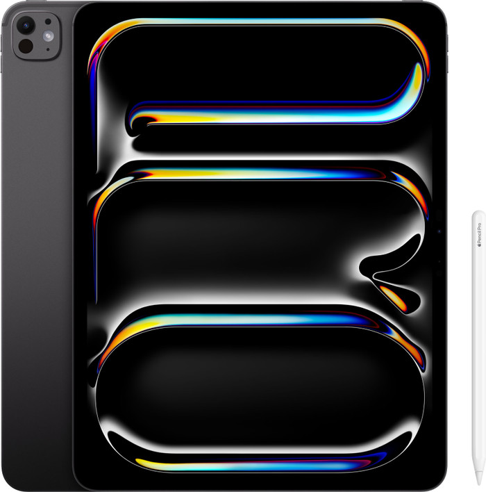 Apple iPad Pro (2024) 13" 256GB Wi-Fi + 5G Schwarz + Apple Pencil Pro Main Image
