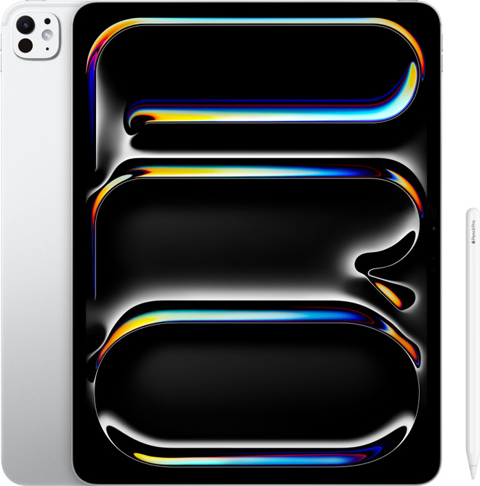 Apple iPad Pro (2024) Nano 13 inches 2TB WiFi Silver + Apple Pencil Pro Main Image