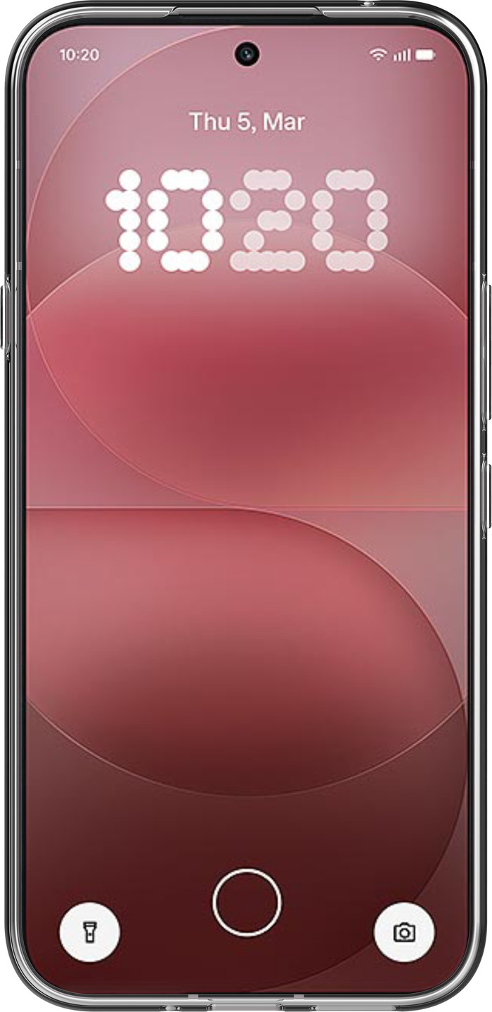 Just in Case KickLite Nothing Phone (4a) Pro Backcover Transparent vorne