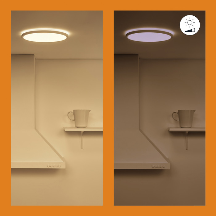 WiZ Deckenleuchte Superslim - Licht in allen Weißtönen visueller lieferant