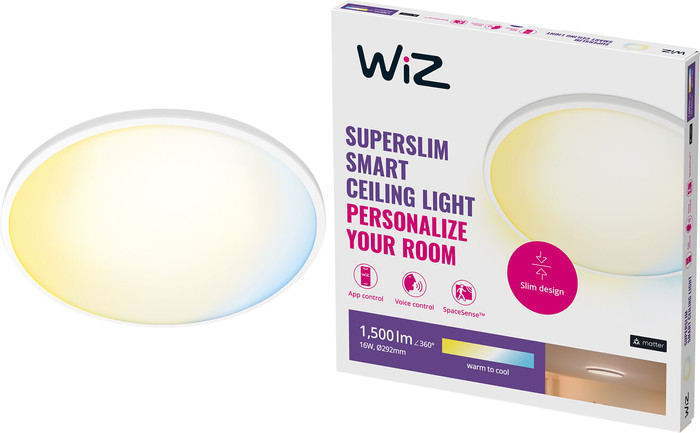 WiZ Deckenleuchte Superslim - Licht in allen Weißtönen Main Image