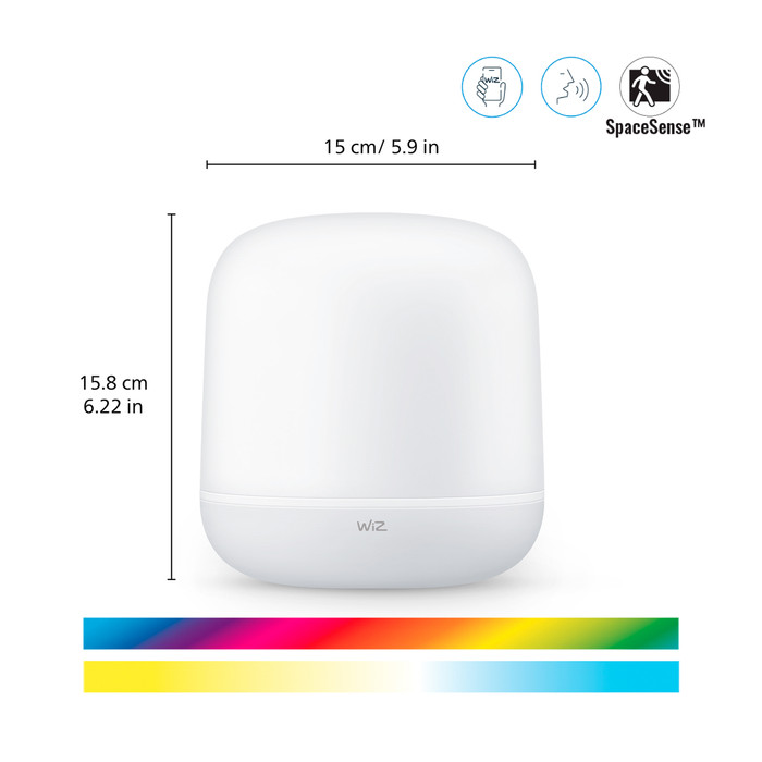 WiZ Hero Wireless Table Lamp - Colored and White Light visual supplier