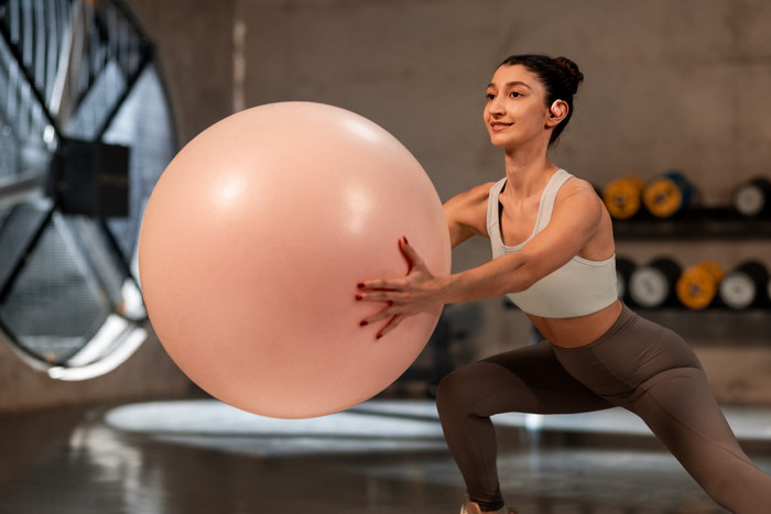 Shokz OpenFit Air Pink product in use