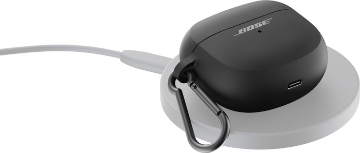 Wireless Charging Pouch for Bose Ultra Open Earbuds Black product in use