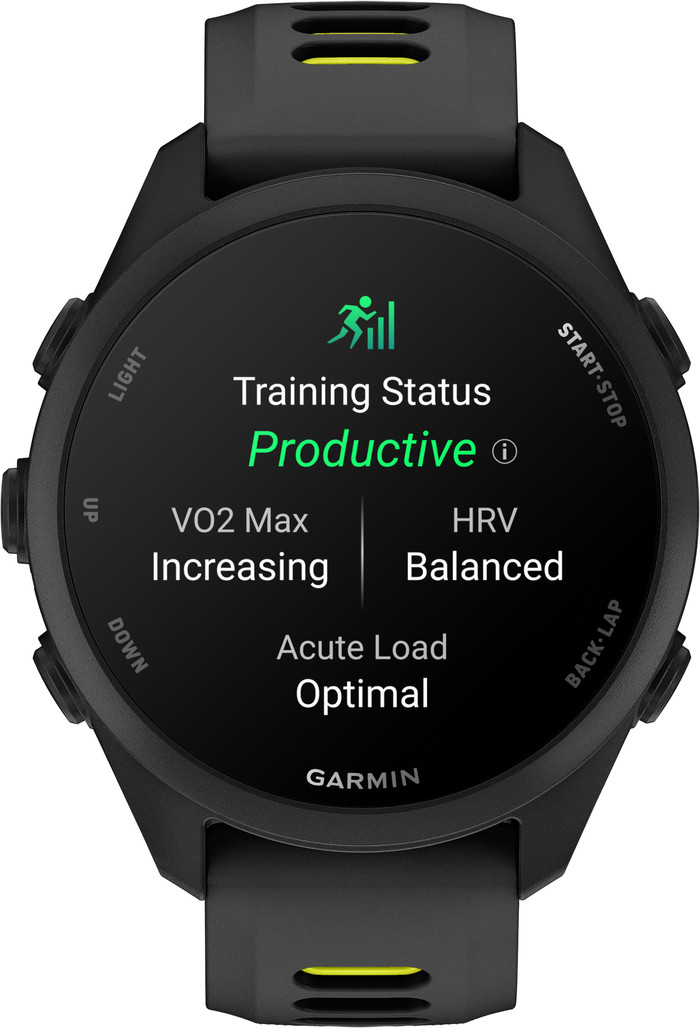 Garmin Forerunner 170 43mm Black front
