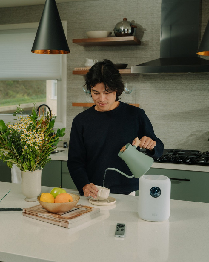 WiiM Sound Weiß produkt in gebrauch