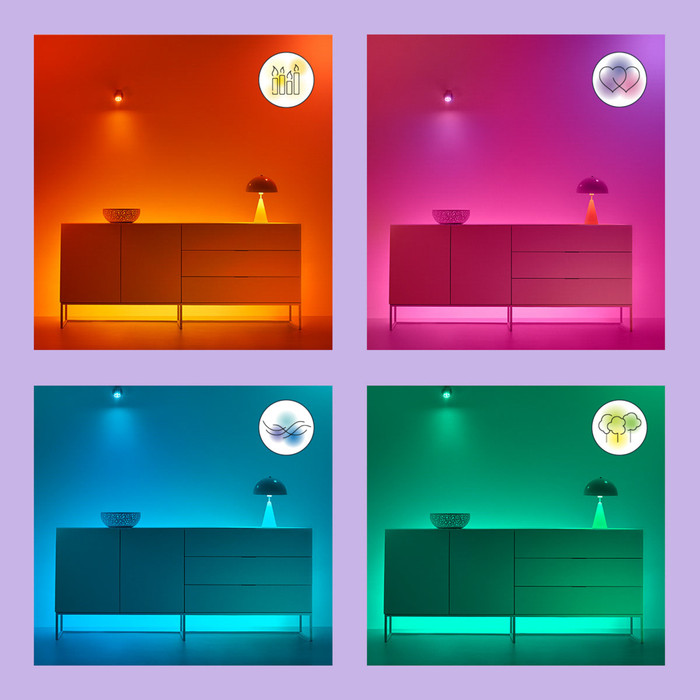 WiZ Edison Filamentlampe - Weiß- und Farblicht - E27 visueller lieferant