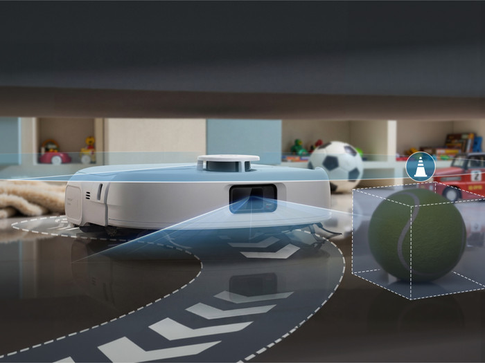 eufy Omni C28 Weiß produkt in gebrauch