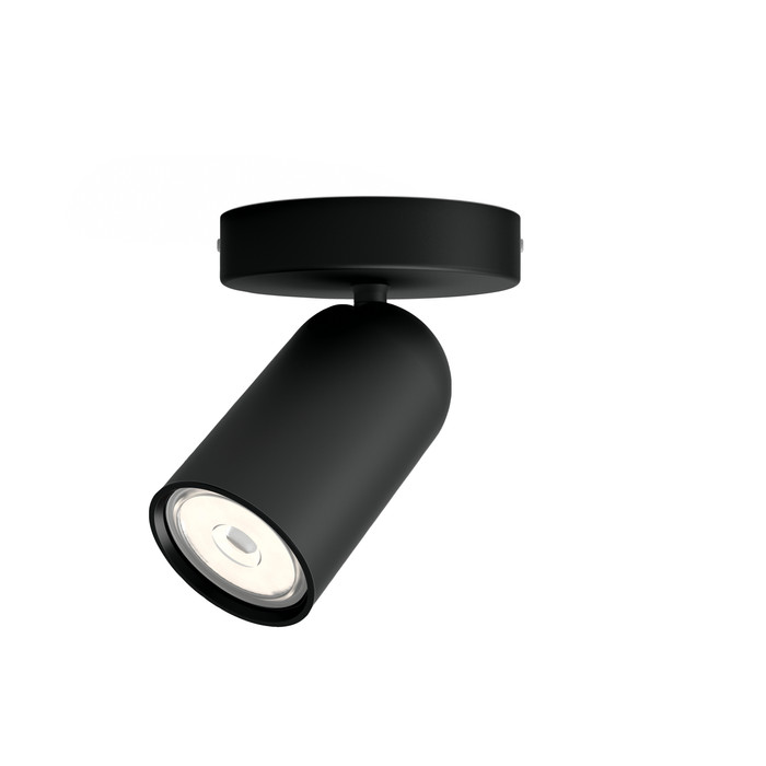 Philips Pongee Mounted Spot Light - 1 Spot Light - Black right side