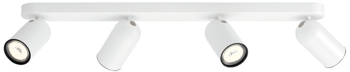 Philips Pongee Aufbauspot - 4 Spots - Weiß vorne