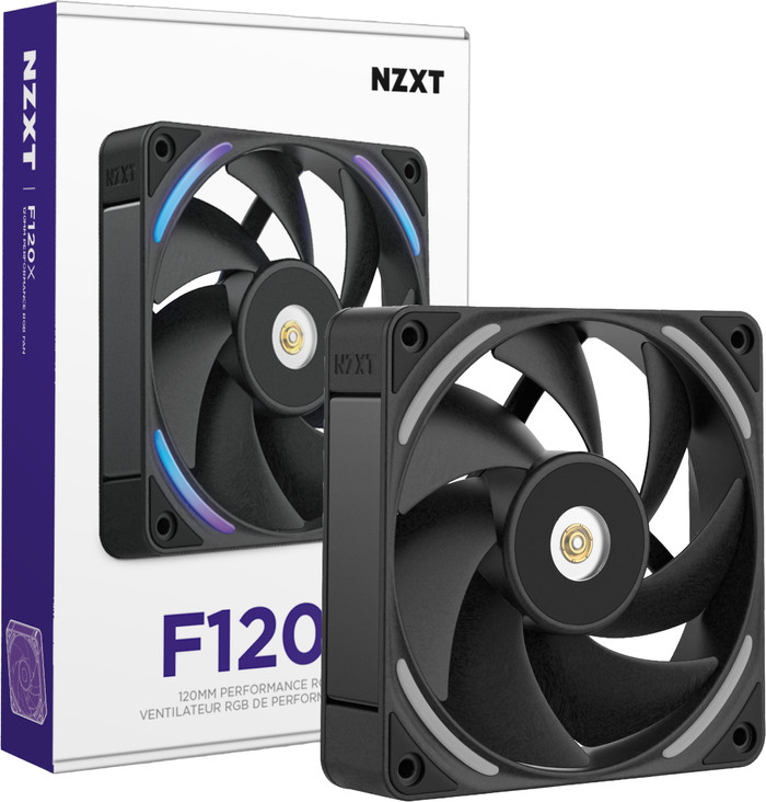 NZXT F120X RGB - Black packaging