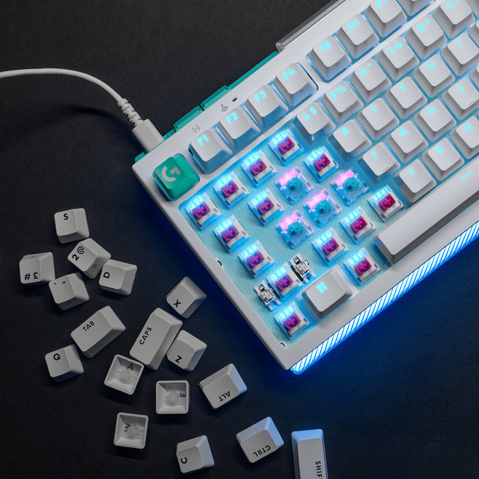 Logitech G512 X 98 Gaming-Tastatur QWERTZ Weiß visueller lieferant