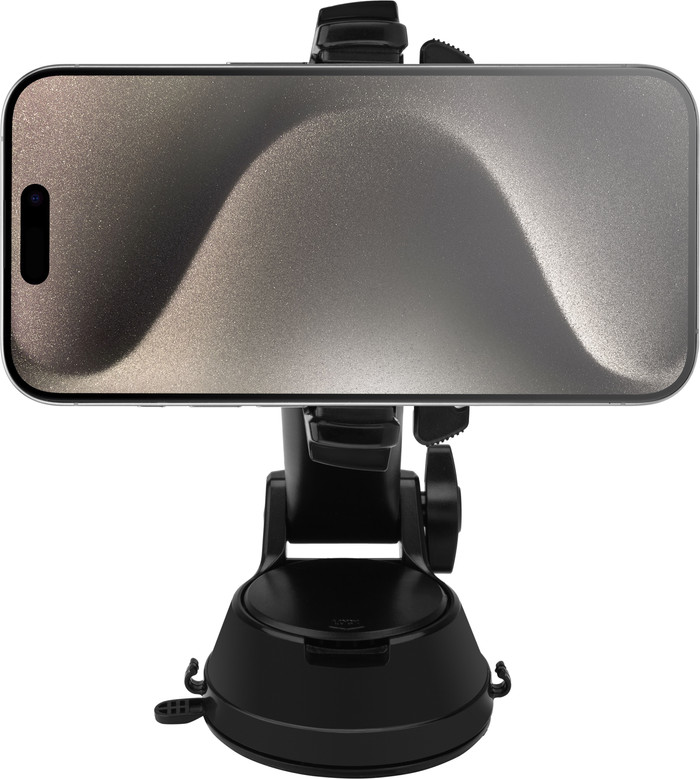BlueBuilt Universal Car Phone Mount with Suction Cup Dashboard/Windshield product in use