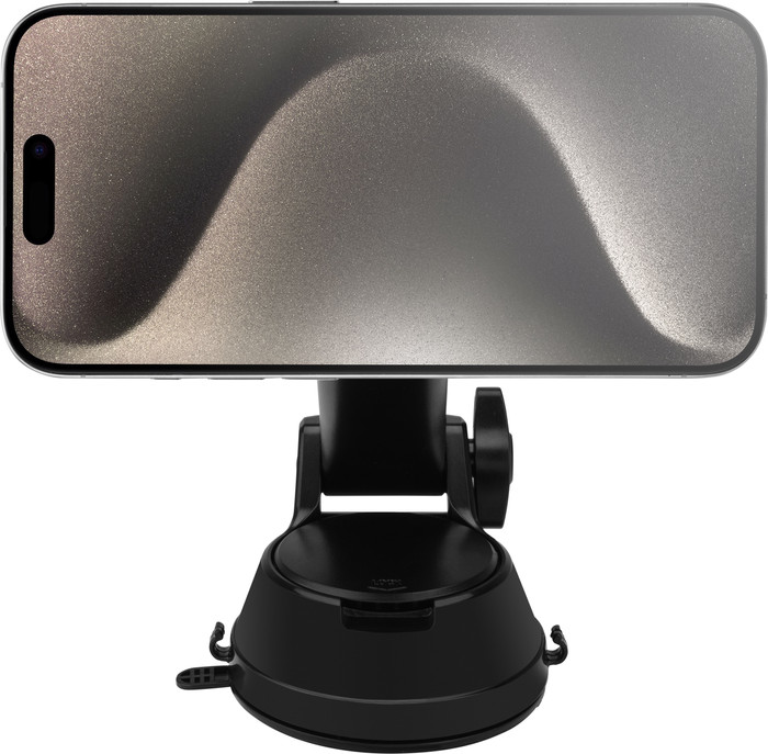 BlueBuilt Handyhalterung fürs Auto Armaturenbrett/Windschutzscheibe/Lüftungsschlitze mit MagSafe-Magnet produkt in gebrauch