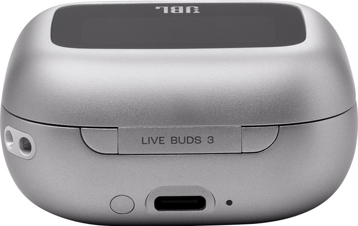 JBL Live Buds 3 Silber rückseite