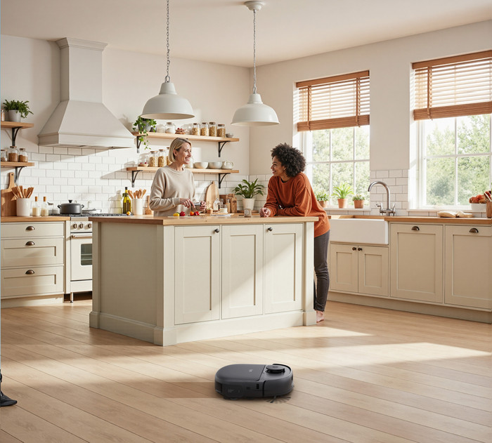 eufy Omni C28 produkt in gebrauch