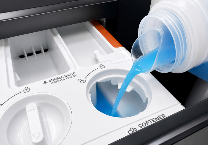 Wisberg WBWM5A3W8ML SmartDose + Wisberg WBDR5AW8ML CondenserClean detail