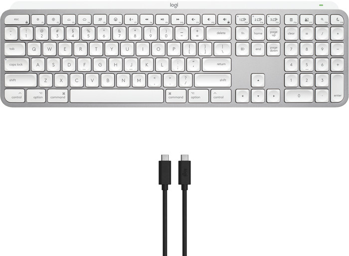 Logitech MX Keys S for Mac QWERTZ White accessory