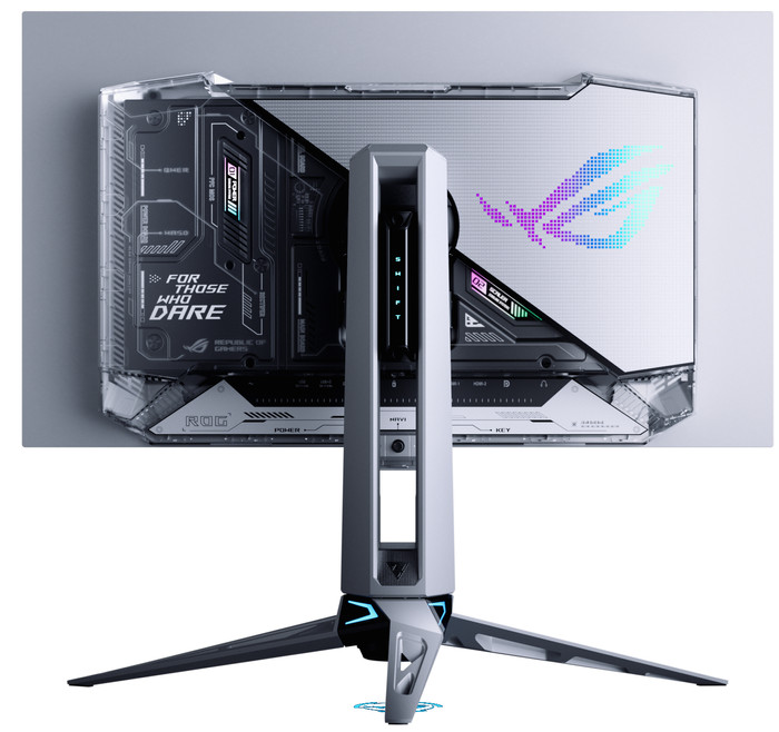 ASUS ROG Swift PG27AQWP-W OLED rückseite