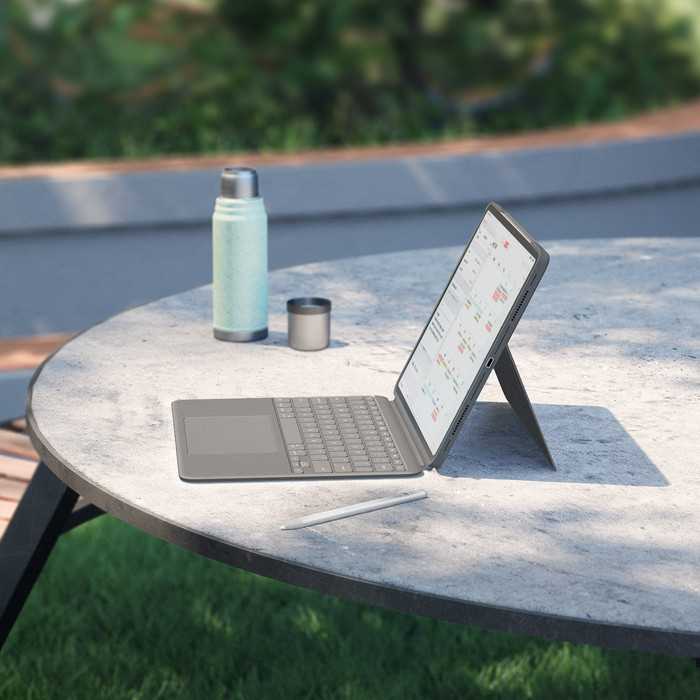 Logitech Combo Touch Apple iPad Air 13 inches (2025/2024) Keyboard Cover QWERTZ Gray visual supplier