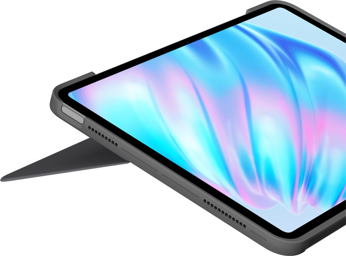 Logitech Combo Touch Apple iPad Air 11 Zoll (2025/2024) Tastaturhülle QWERTZ Grau detail