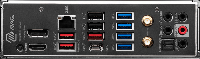 MSI MAG B650 TOMAHAWK WIFI linke seite