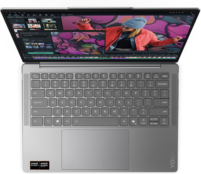 Lenovo Yoga Slim 7 OLED 14AKP10 - 14" - AMD Ryzen AI 5 - 16GB RAM/512 GB SSD oberseite