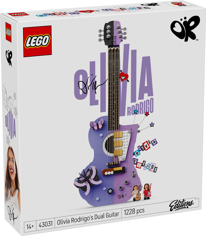 LEGO Editions Olivia Rodrigos Gitarre 43031 verpackung