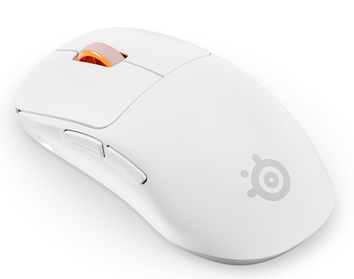 SteelSeries Sensei Pro WL Mini Wireless Gaming Mouse White left side