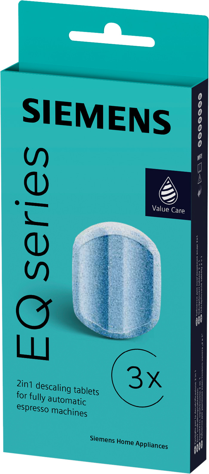 Siemens 3x Descaling Tablets TZ80002A Main Image