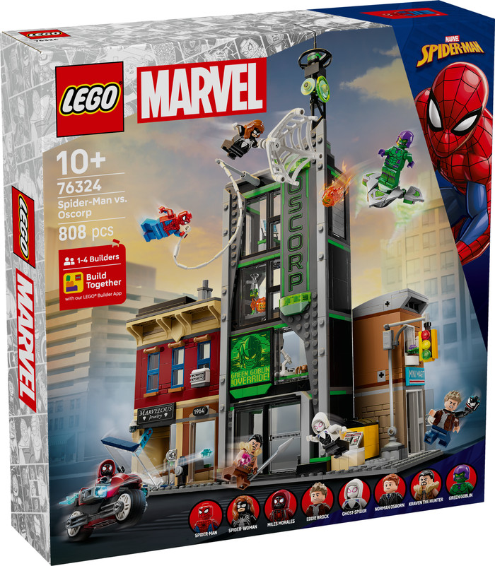 LEGO Marvel Spider-Man vs Oscorp 76324 packaging