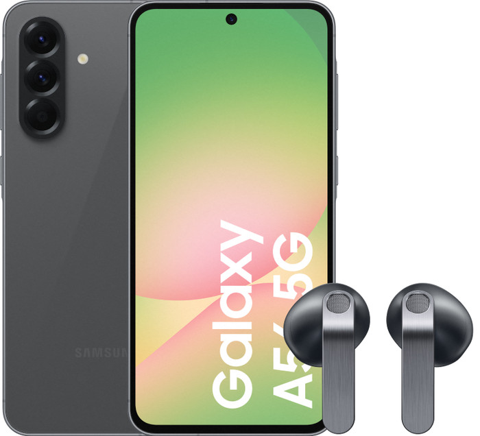 Samsung Galaxy A56 128GB Schwarz 5G + Samsung Galaxy Buds4 Schwarz Main Image