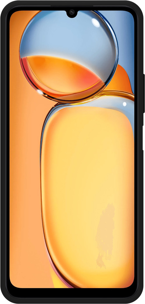 Just in Case Soft Design Xiaomi Redmi 13C Back Cover Black front