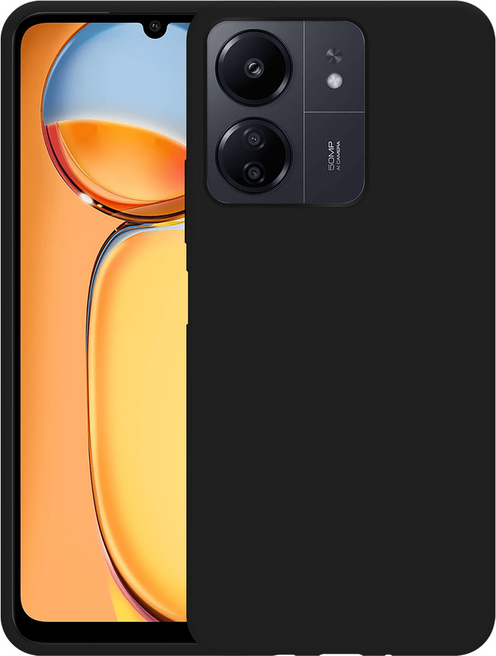 Just in Case Soft Design Xiaomi Redmi 13C Back Cover Black combined product