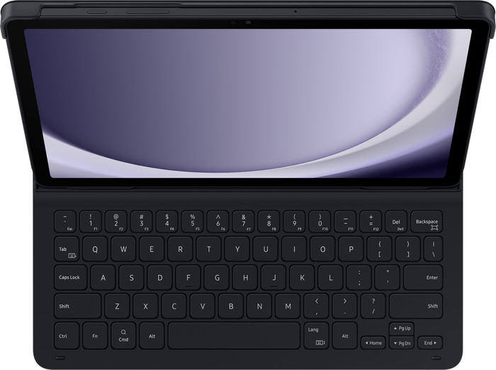 Samsung Galaxy Tab A9 Plus Tastaturhülle QWERTZ Schwarz oberseite