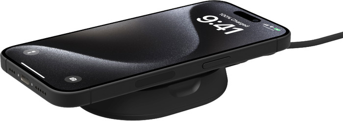 Belkin Boost Charge Pro MagSafe and Qi2 Wireless Charger 15W Black with Stand detail