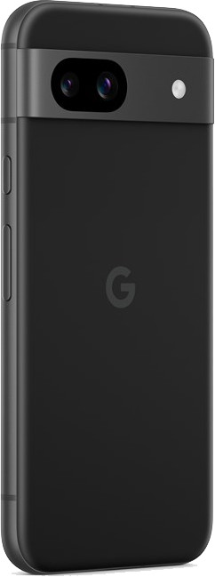 Google Pixel 8a 128GB Schwarz 5G rückseite