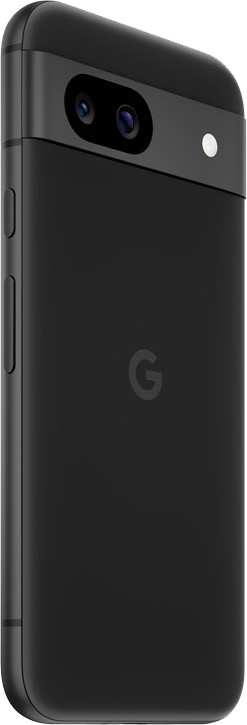 Google Pixel 8a 128GB Schwarz 5G rückseite