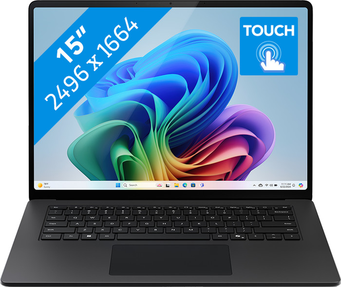 Microsoft Surface Laptop Copilot+ PC 15" Snapdragon X Elite / 16 GB / 1TB Schwarz QWERTZ Main Image