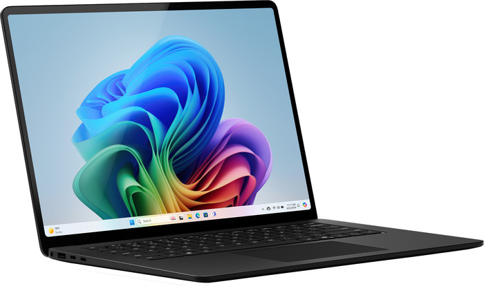 Microsoft Surface Laptop Copilot+ PC 15" Snapdragon X Elite / 16 GB / 1TB Schwarz QWERTZ linke seite