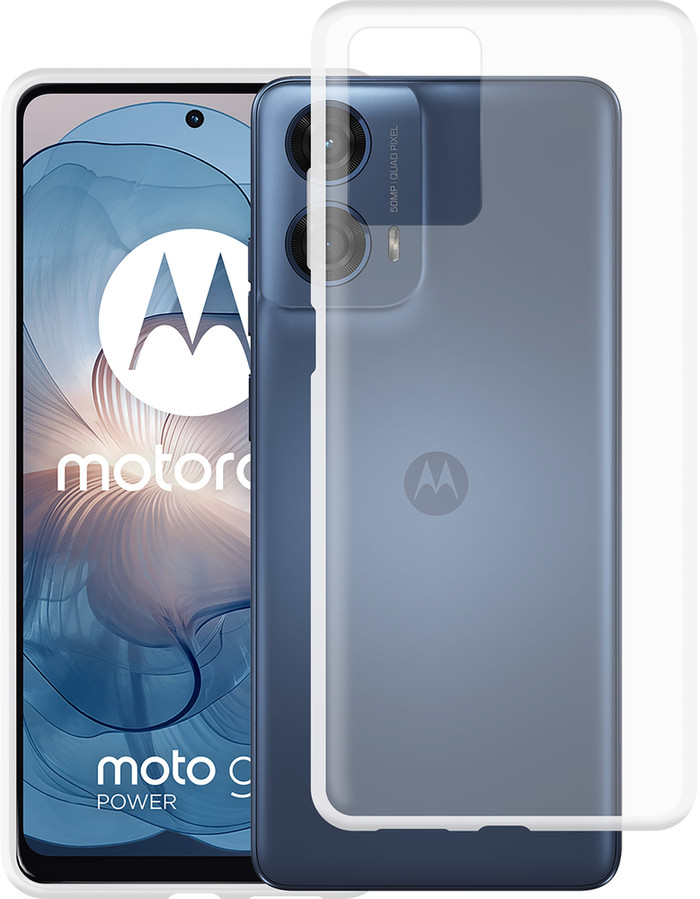 Just in Case Soft Design Moto G04/G04S/G24/G24 Power Backcover Transparent visueller lieferant
