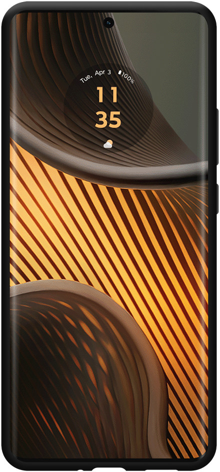 Just in Case Soft Design Motorola Edge 50 Ultra Back Cover Black front