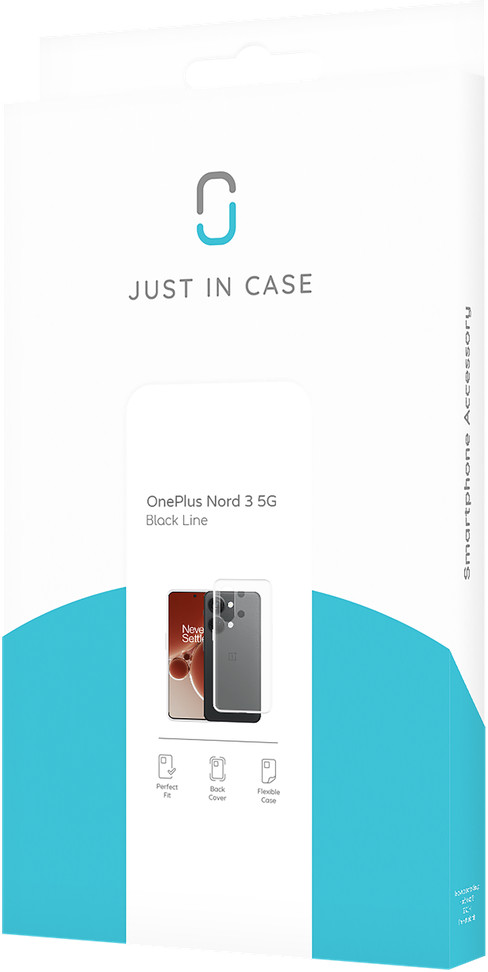 Just in Case Soft Design OnePlus Nord 3 5G Backcover Transparent verpackung