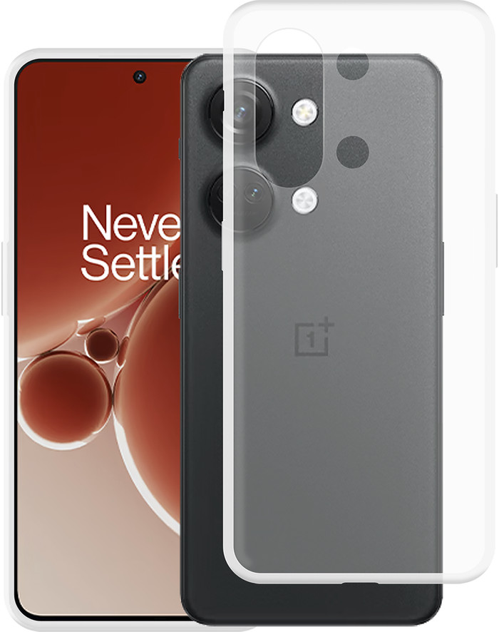 Just in Case Soft Design OnePlus Nord 3 5G Backcover Transparent visueller lieferant